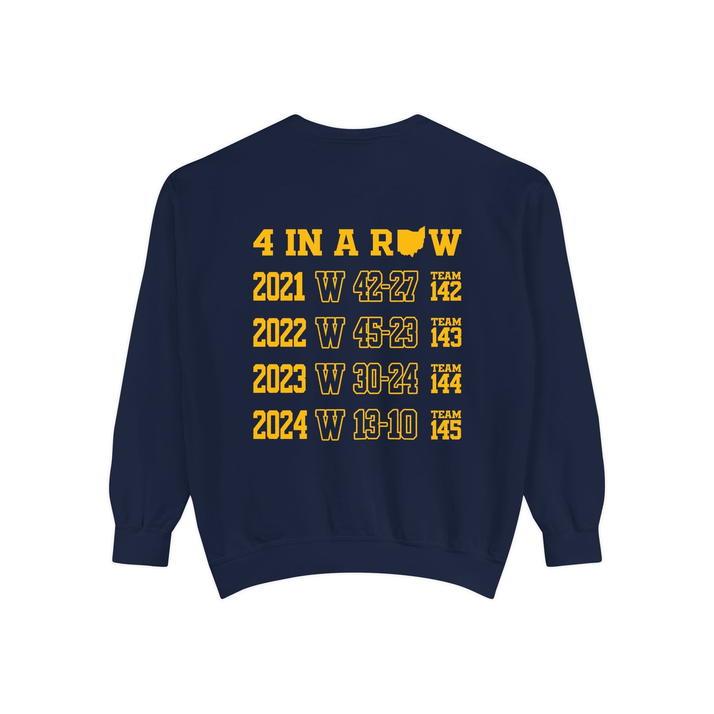 BEAT OHIO / 4 IN A ROW Sweatshirt