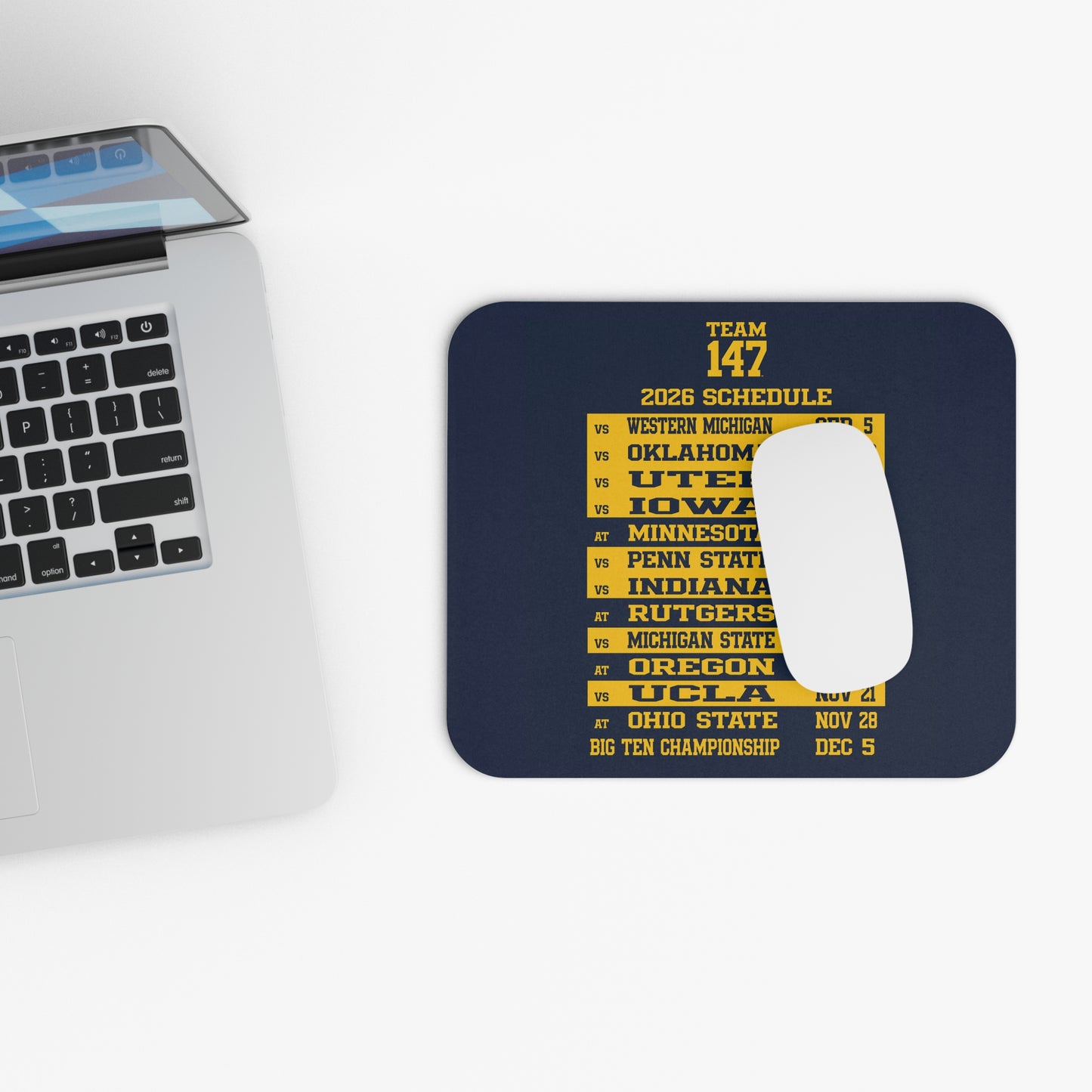 TEAM 147 Schedule Mouse Pad