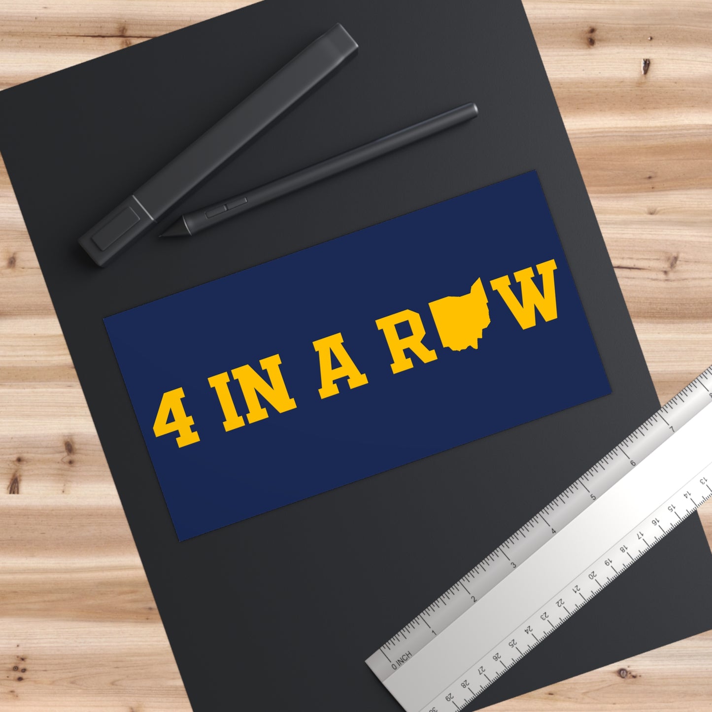 4 IN A ROW Bumper Sticker