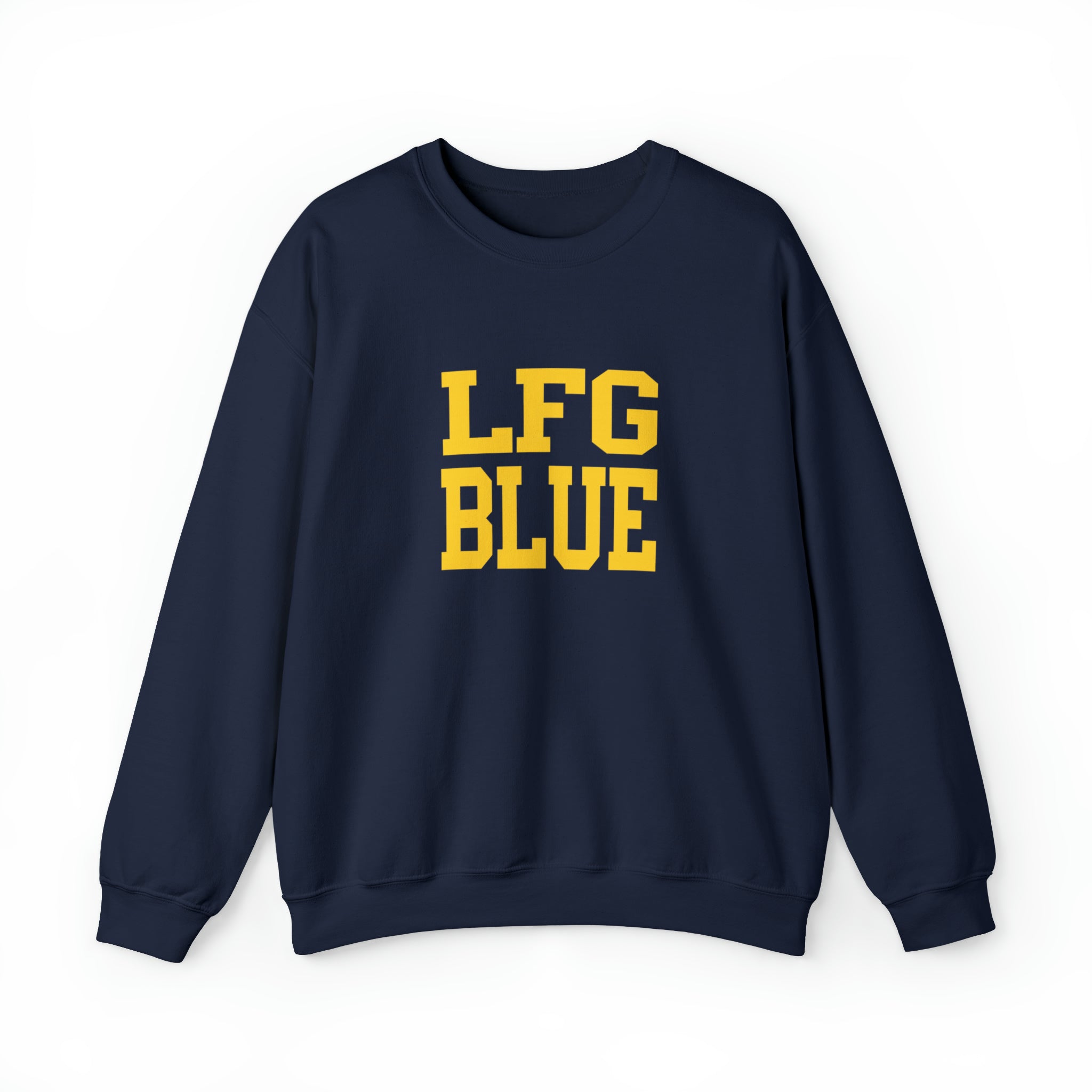LFG BLUE Crewneck Sweatshirt – michiganfootball.store