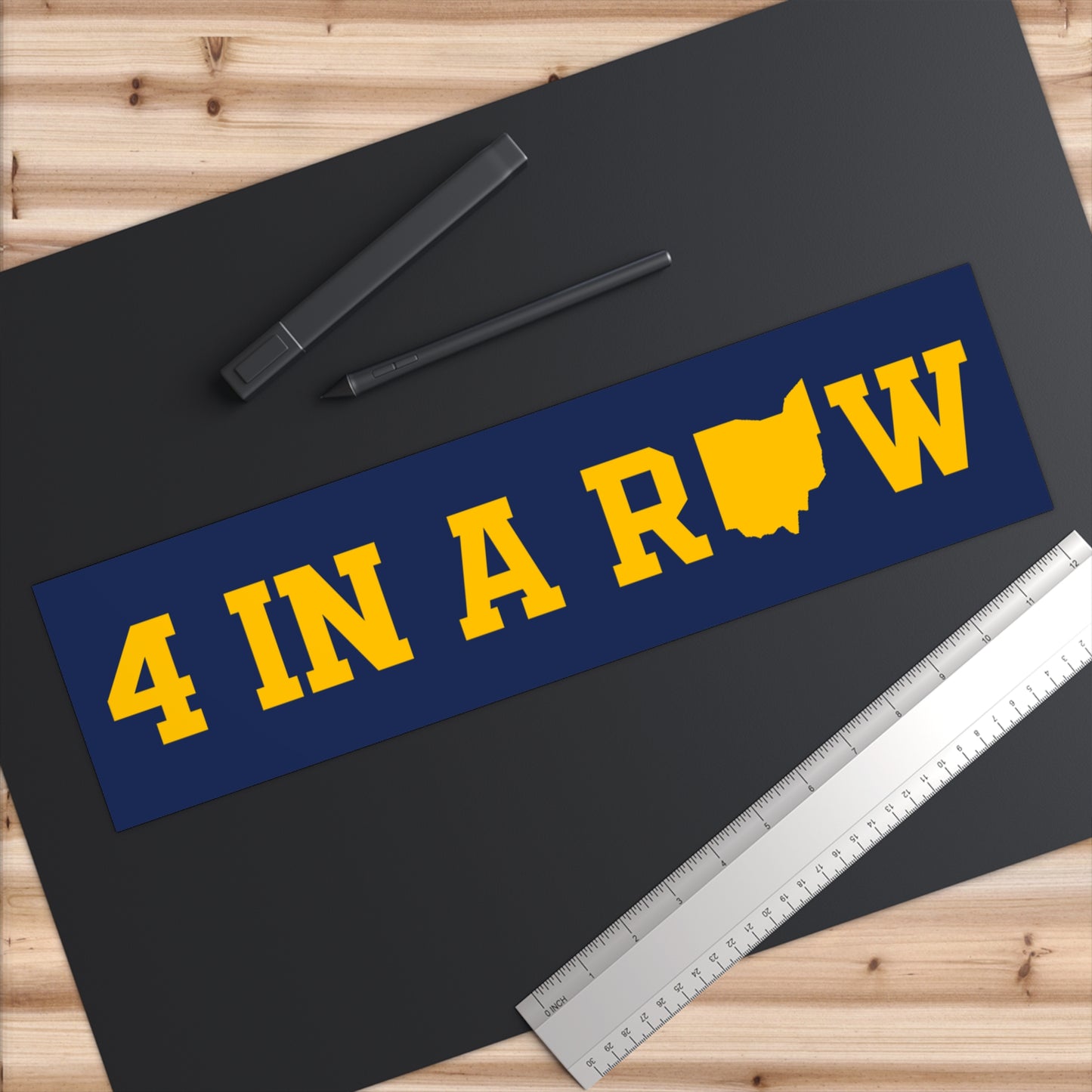 4 IN A ROW Bumper Sticker