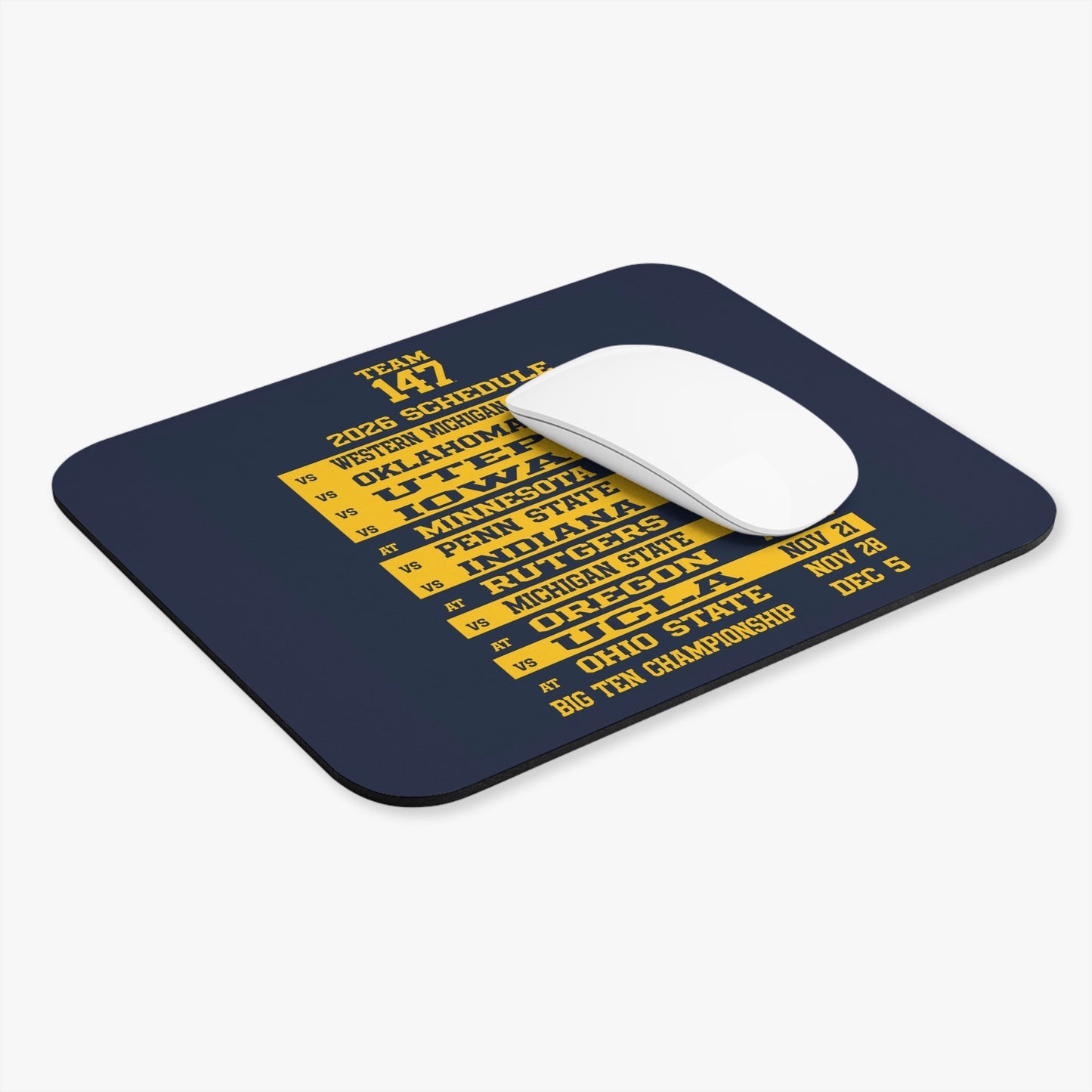 TEAM 147 Schedule Mouse Pad